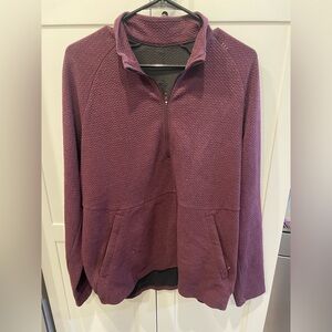 lululemon athletica Men's Half-Zip Pullover Sweater - Burgundy